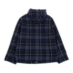 Check Wool Coat