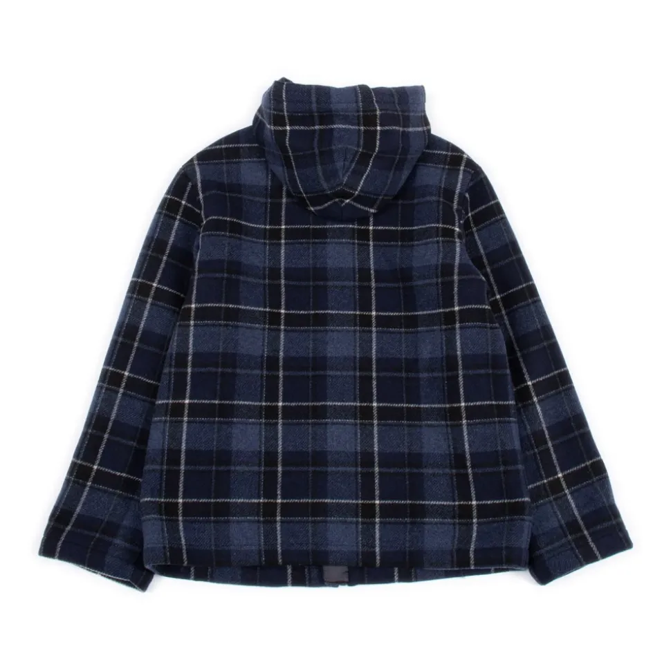 Check Wool Coat
