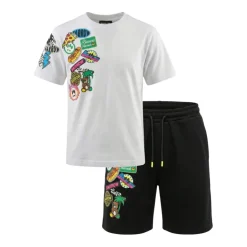 Completo Patch & Shorts - Styl Miejski Biały
