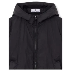 Crinkle Reps Hooded Jacket