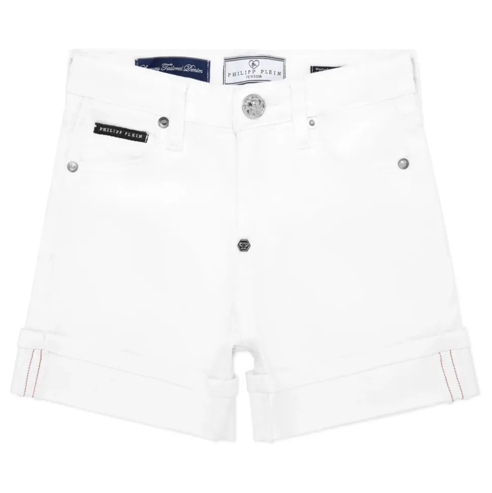Cuff Denim Shorts