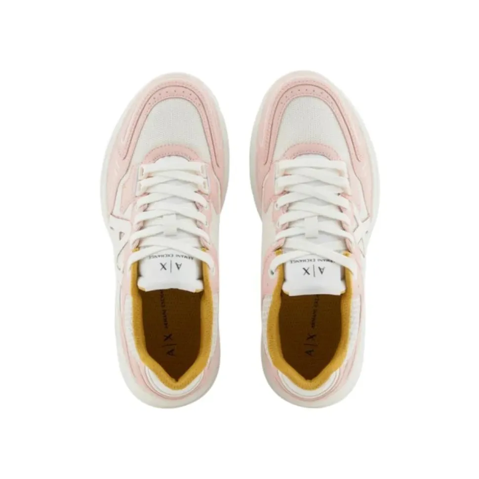 Cunky Sneakers z Kontrastowymi Wstawkami