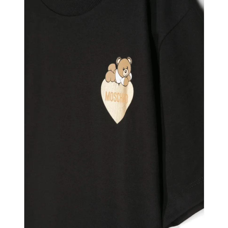 Czarna Maxi T-Shirt Sukienka