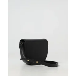 Czarna Skórzana Torba Crossbody