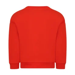 Czerwona bawełniana bluza z tygrysem Lucky Tiger