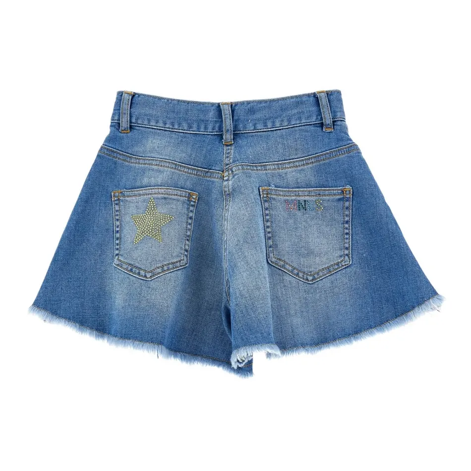 Denim Cotton Shorts