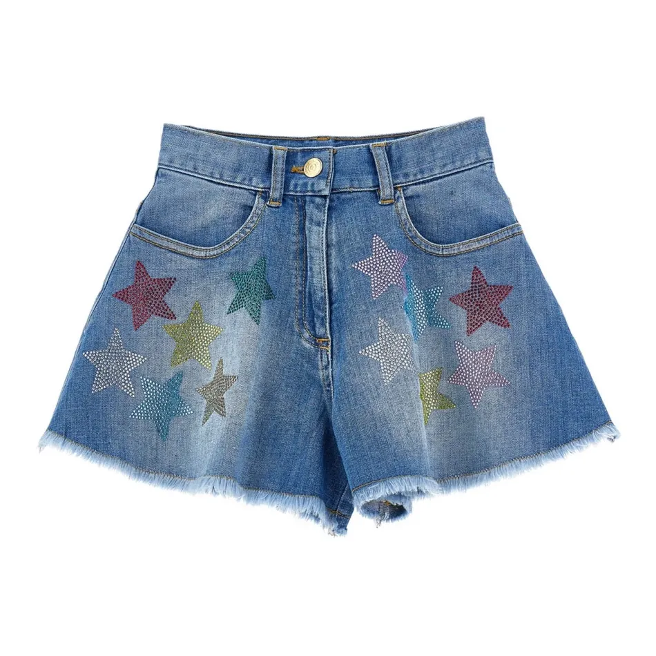 Denim Cotton Shorts