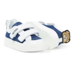Denimowe Sneakersy z Misiem Teddy