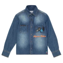 Denim Shirt LS Cars Racing