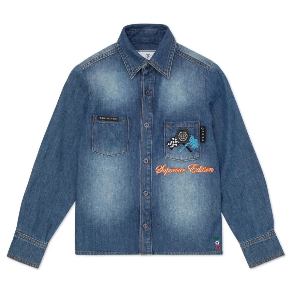 Denim Shirt LS Cars Racing