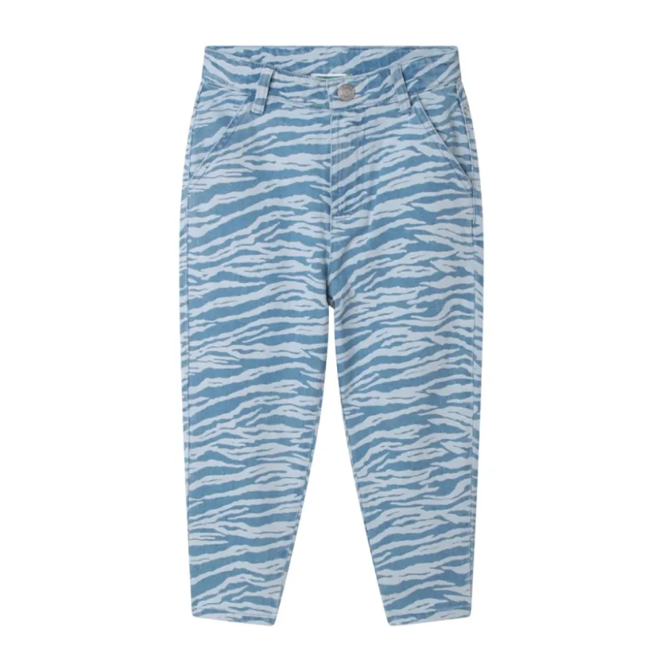 Dżinsy Slim Fit w zwierzęcy wzór