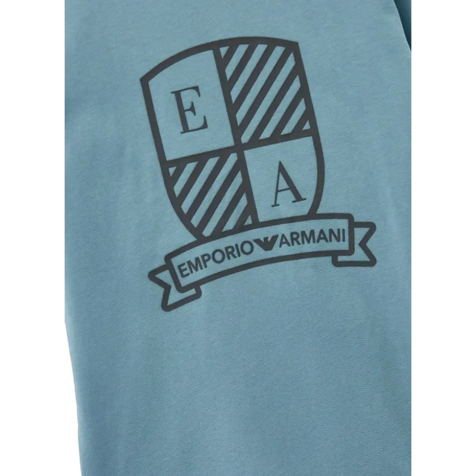 Dwuopak koszulek z dżerseju z dużym logo ASV Emporio Armani