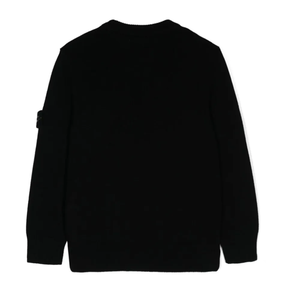 Dzianinowy sweter typu pulower