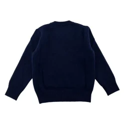 Dzianinowy sweter z kokardą