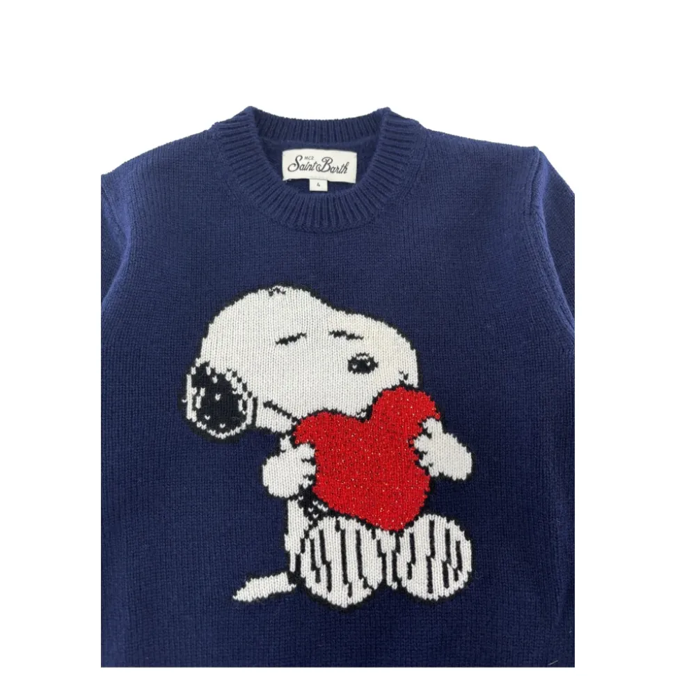 Dzianinowy sweter z kokardą