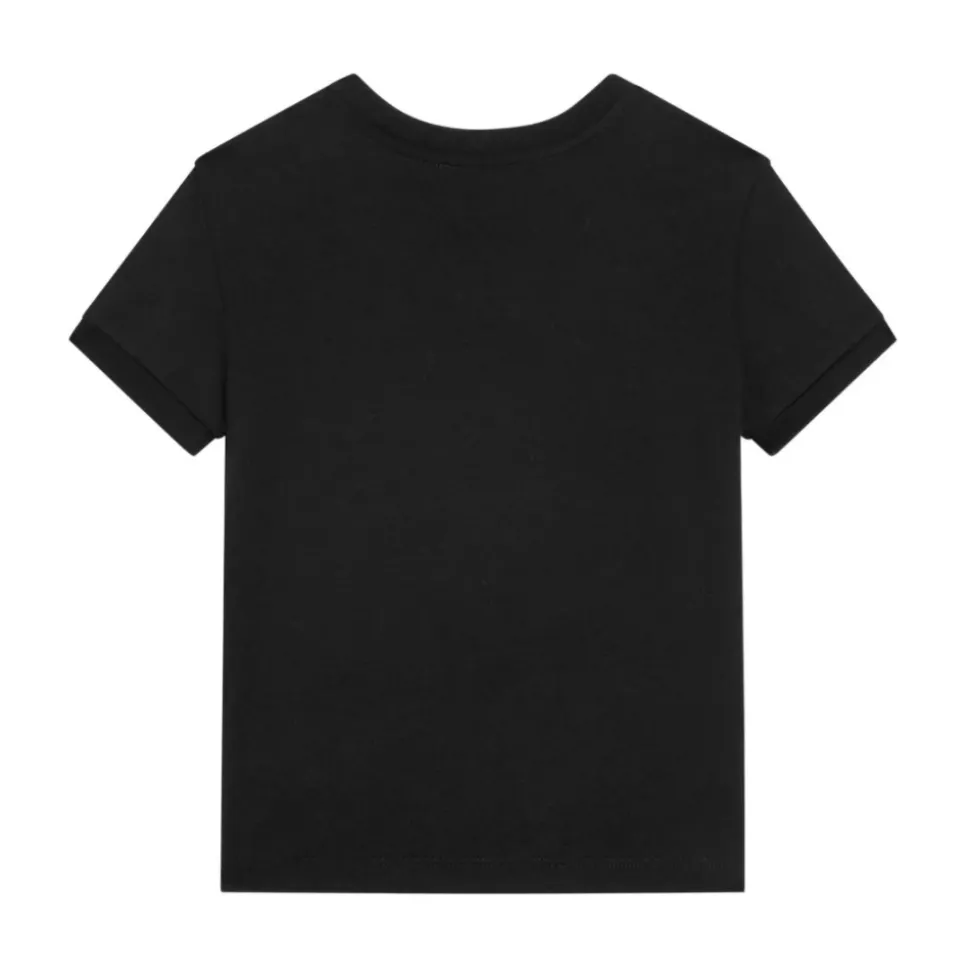 Dziecięce czarne T-shirty i Pola