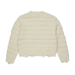Dziecięcy Sweter z Logo Beżowy
