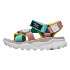 Faux-leather and fabric sandals NAZCA 2 JUNIOR.