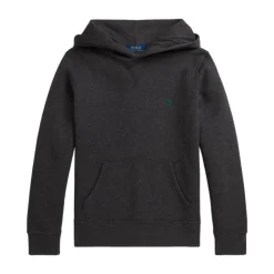 Felpa con cappuccio manica lunga e logo