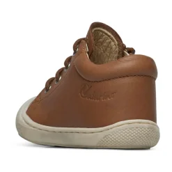 First-steps leather shoes with zipper COCOON ZIP