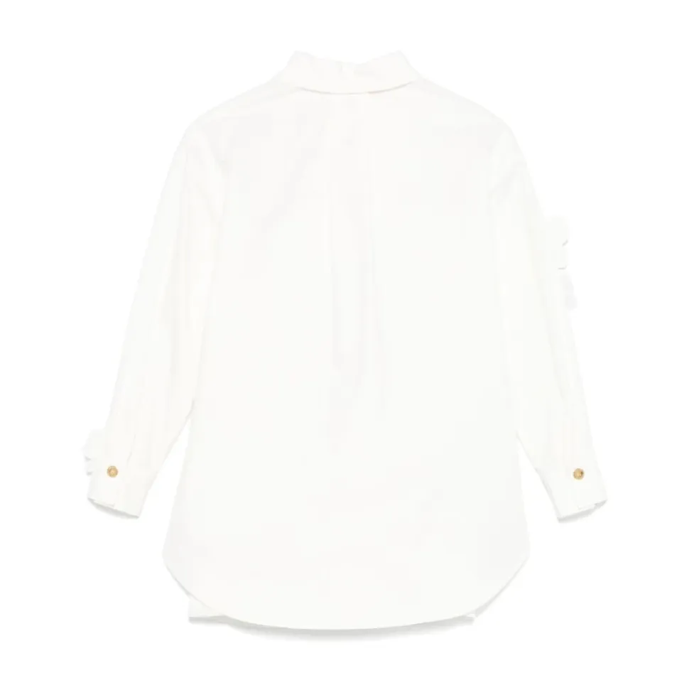 Floral Appliqué Shirt