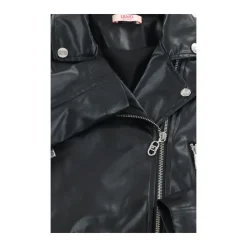 Giubbino Faux Leather Jacket