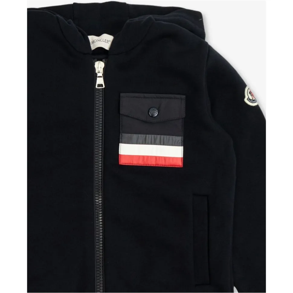 Granatowa bluza rozpinana
