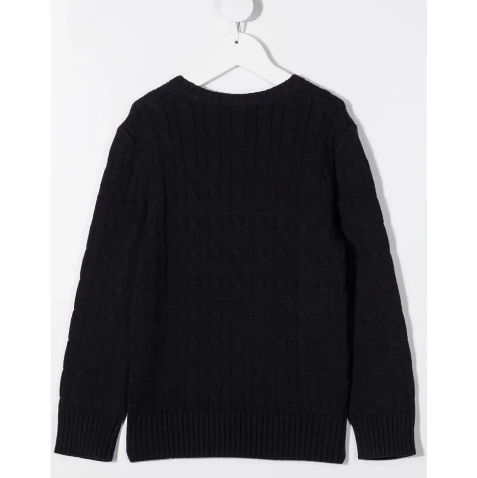 Granatowy Sweter