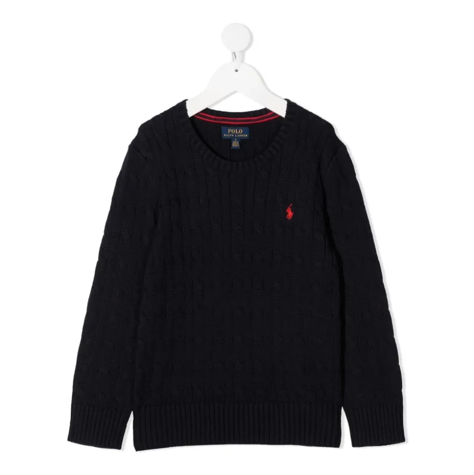 Granatowy Sweter