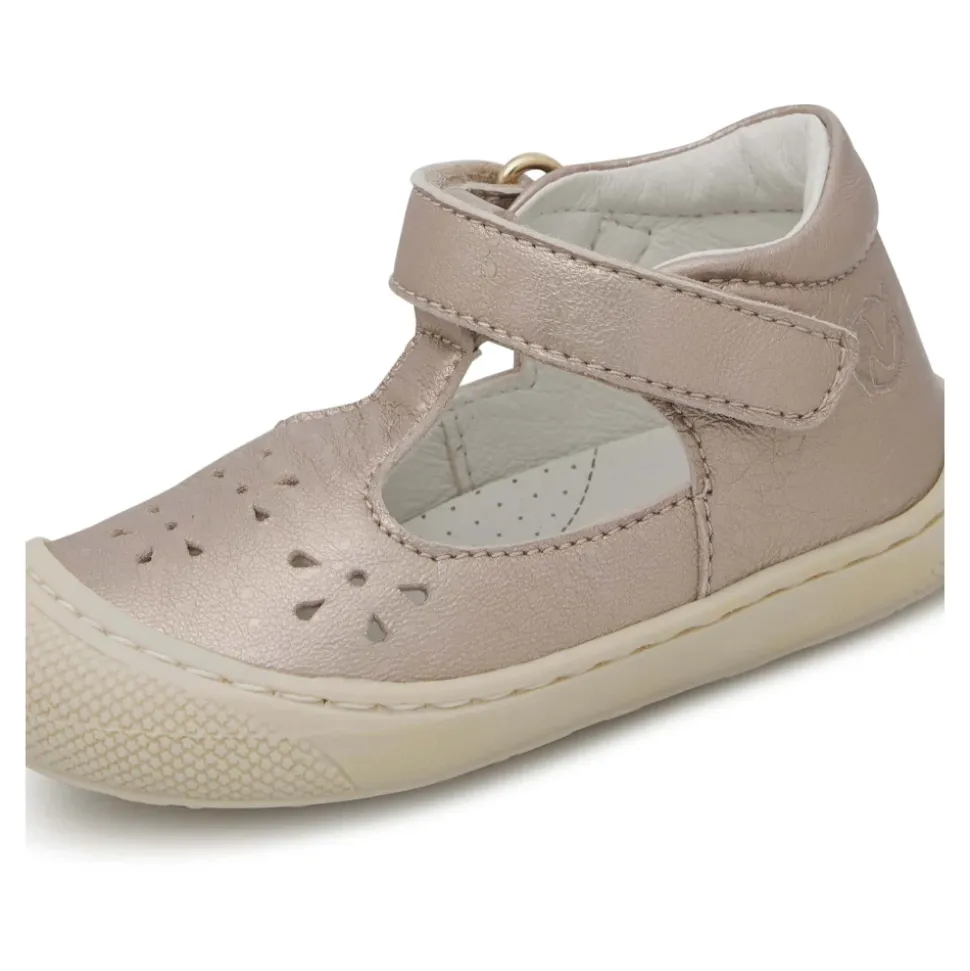 Half-closes laminted leather sandals INDIS