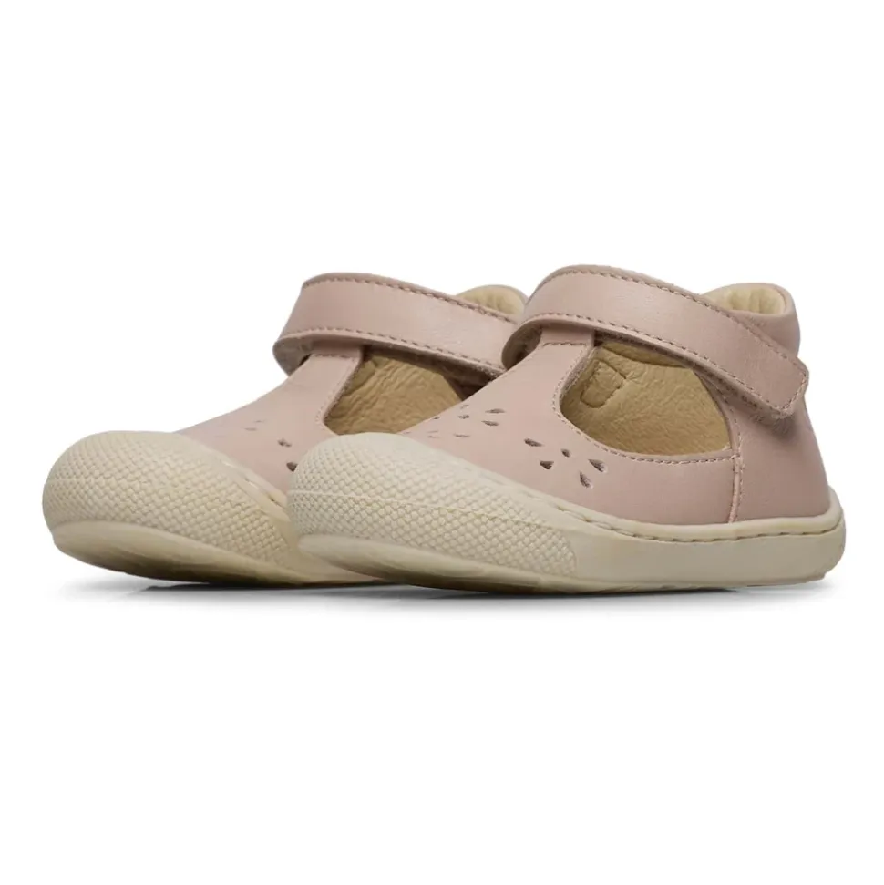 Half-closes leather sandals INDIS