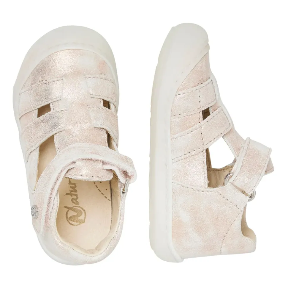 Half-open leather sandals BEDE