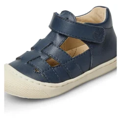 Half-open leather sandals BEDE