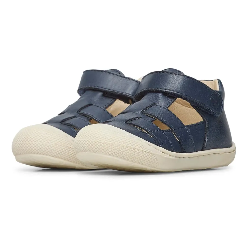 Half-open leather sandals BEDE