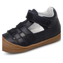Half-open leather sandals BEDE