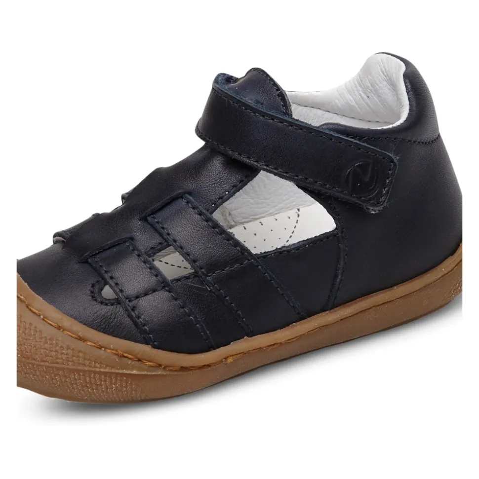 Half-open leather sandals BEDE