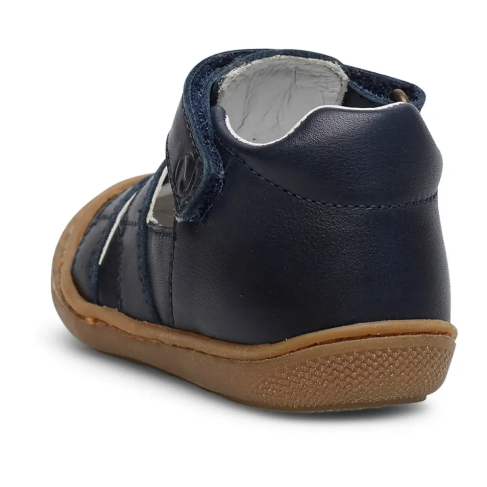 Half-open leather sandals BEDE