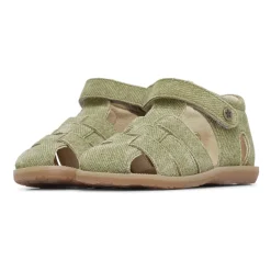 Half-open printed leather sandals ZAFFIRO