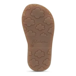 Half-open printed leather sandals ZAFFIRO