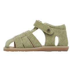 Half-open printed leather sandals ZAFFIRO