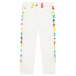 Jeansy Denim Color Block