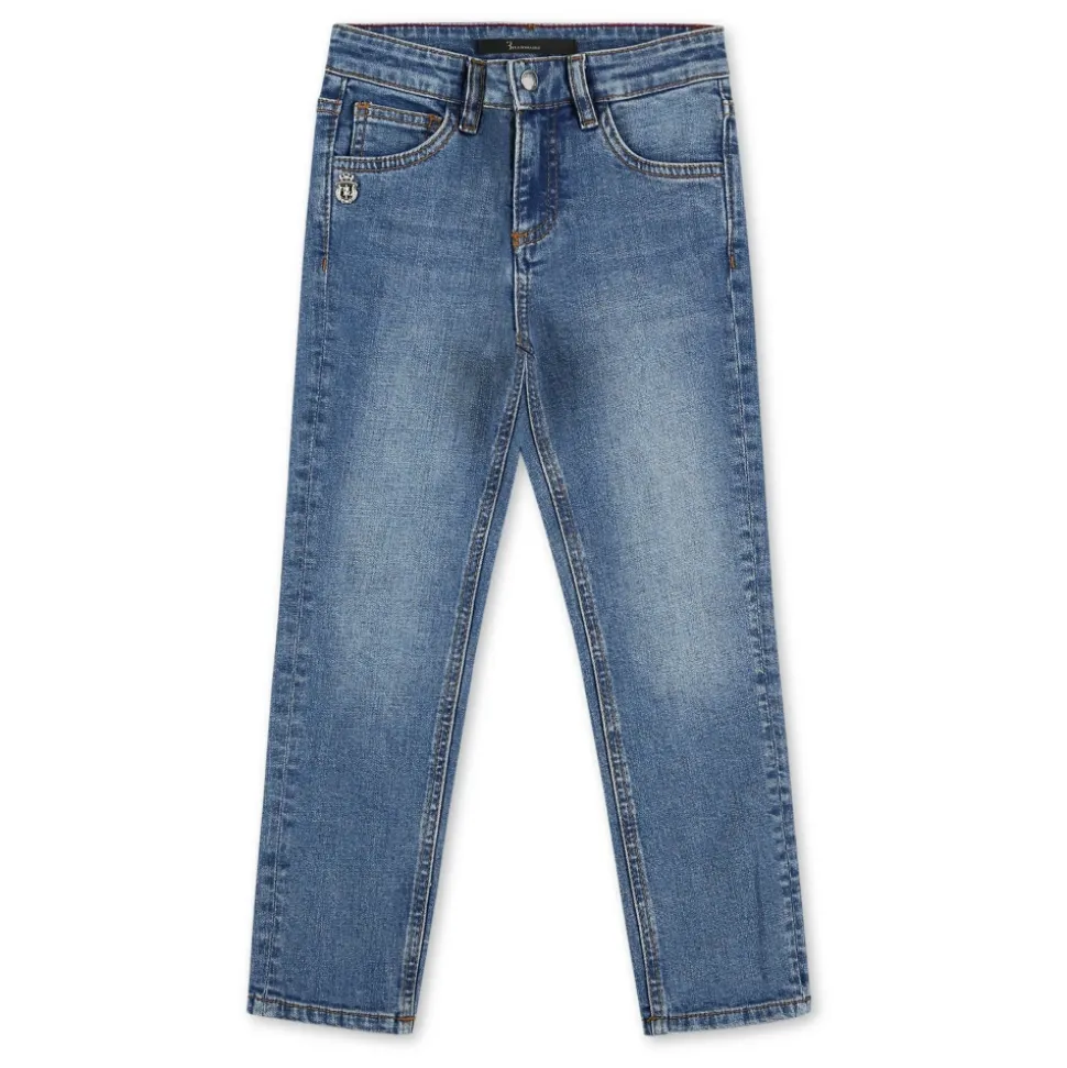 Jeansy Regular Fit z Herbem