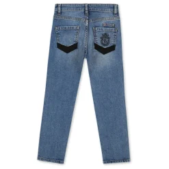 Jeansy Regular Fit z Herbem