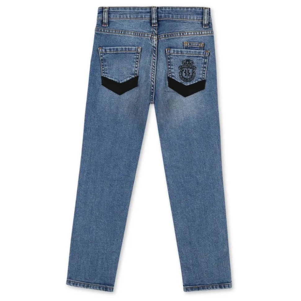 Jeansy Regular Fit z Herbem