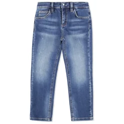 Jeansy Regular Fit z Naszywką