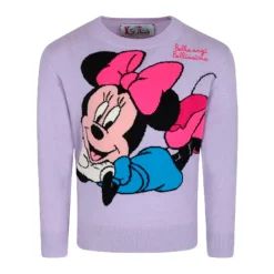 Kaszmirowy sweter z dekoltem o-neck