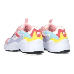 Kolorowe Niskie Dziewczęce Sneakersy
