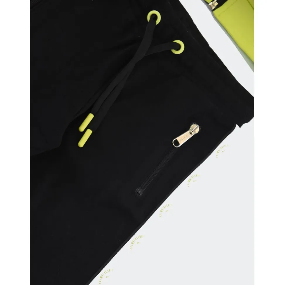Komplet Bluza i Spodnie Joggers z Pełnym Zamkiem