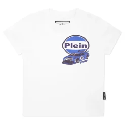 Koszulka Jersey z Okrągłym Dekoltem SS Cars Racing