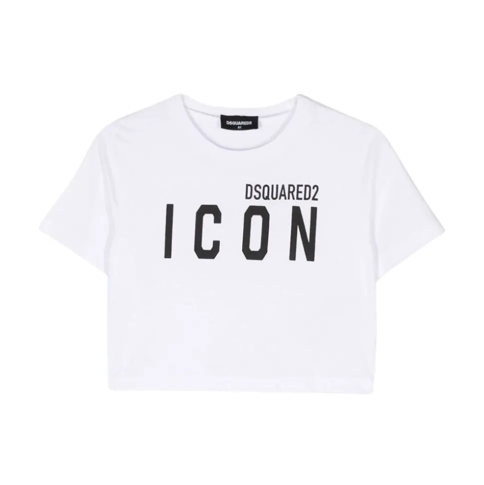 Koszulka krótka z okrągłym dekoltem ICON